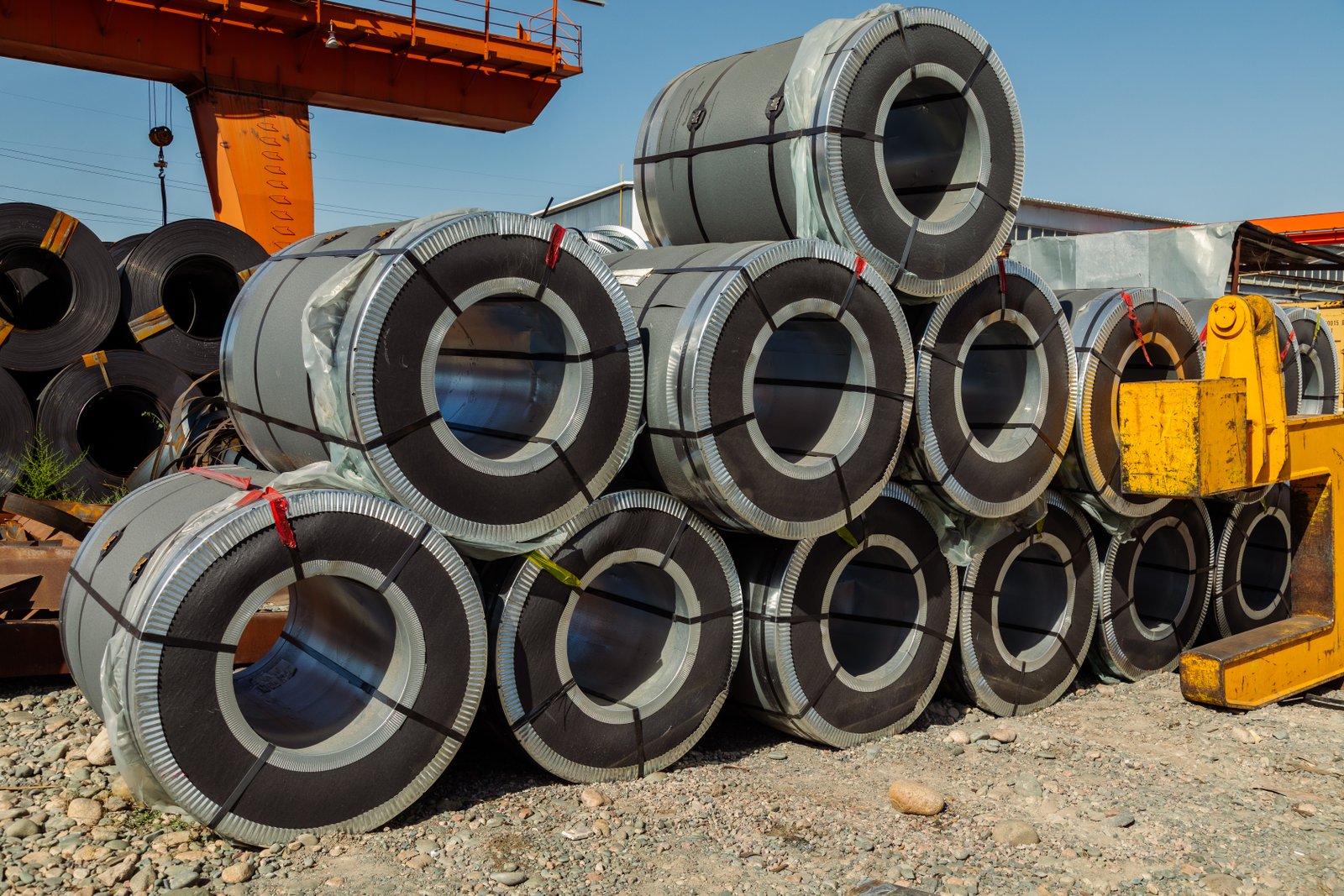 AKS stainless steel coil inventory in annealing workshop